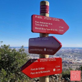 Banderola Senyal direccional CN-03 Red de caminos naturales de España